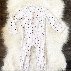 Posh Peanut Jamie Polka Dot Romper